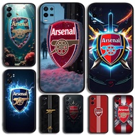 TPU black silicone soft shell 【DM-A9】arsenal FC for Realme 12+ 13 note50 note60 60X X Lite XT X2 V13