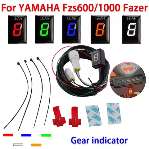 For Yamaha Fzs600 Fazer Fzs1000 Fzs 600 1000 2001 - 2003 Motorcycle Accessories 1-6 Speed Digital Ge
