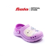 Bata บาจา ยี่ห้อ Disney รองเท้าลำลอง รองเท้าผ้าใบ รองเท้าใส่เล่น สำหรับเด็กผู้หญิง รุ่น Frozen II Clog สีม่วงไลแลค 3519580