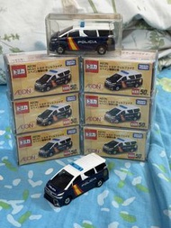 Tomica AEON限定 豐田 30系 全新Vellfire 西班牙警車 Tomica AEON 特注 No.51 Toyota Vellfire 西班牙警察仕樣車