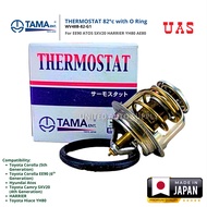 TAMA Thermostat 82 c with O Ring WV48B-82-G1 for Toyota Corolla AE80 EE90 Hyundai ATOS Camry SXV20 H
