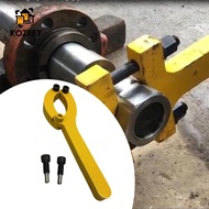 KOZEEY 2 Jaws Adjustable Gland Nut Wrench Professional Steel for Removing Hydraulic Cylinders Heavy 