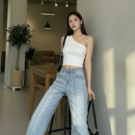 IN SHOP Small Diamond Slanted Shoulder BRA Vest-Total 3 Colors [KT224944]