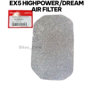 EX5 DREAM EX5D EX5 HIGHPOWER EX5HP AIR FILTER AIR CLEANER FILTER KOTAK ANGIN PENAPIS FILTER UDARA OR
