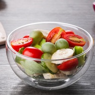 Double Layer Heat-resistant High Borosilicate Glass Bowl Salad Bowl Microwave Tableware Ice Cream Heatproof Salad Dinnerware