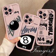 Compatible For Infinix ITEL S23 Hot 40 Pro 40i 30i Play Smart 7 8 Note 30 VIP 12 Turbo G96 Tecno Spark 10C Camon 20 4G Stussy Korean Phone Case New Angel Eyes Phone Case TPU Cover