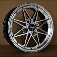 [1SET] EQUIP 03 15x6.5JJ, 15x7JJ, 17x6.5JJ, 17x7JJ ET38/ET40- GLOSSY BLACK MF/ML, WHITE MF/ML