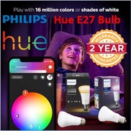 [Latest Bluetooth Version] Philips HUE Smart E27 LED Bulb/ RGB Changing Color/ Dimmable