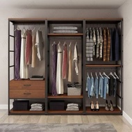 Combined Open Wardrobe Type Wardrobe Waterproof Large Capacity Wardrobe Cabinet Open Concept Wardrob