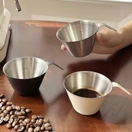 Metal Measuring Cup espresso espresso Ounce Cup Stainless Steel Extraction Cup with Scale Cup 100ml
