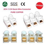 CH-2 CH-3 Pure Copper Fast Wire Connector Quick Connector Electrical Wire Terminals  2Pin 3Pin