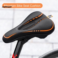 SU  Bicycle Saddle Cover Padded Memory Foam Ultra Light with Rainproof Cover Mountain Bike Seat Cushion Bike Supplies
