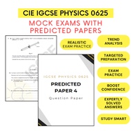 Cambridge IGCSE Physics 0625 Mock Exams with Predicted Papers | Practice with Precision