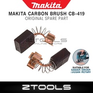 Makita Carbon Brush CB419 (191962-4) Power Tool Spare Part For Hammer Drill /Sander /Jigsaw 4350CT BO4556 FS2500 HR2020