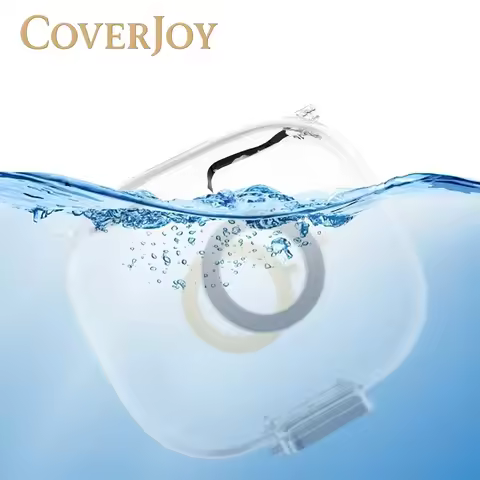 CoverJoy Hard Case for Beats Powerbeats Pro 2 Clear Orange TPU Cover Shockproof Anti Scratch Earbuds
