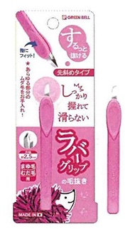 綠鈴 斜口鑷子・橡膠握把