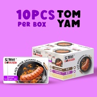 Dokkaebi HALAL Sosej Black Pepper Honey Mustard Tomyam Chicken Mini Sausage Bite Ready-To-Eat Snack 