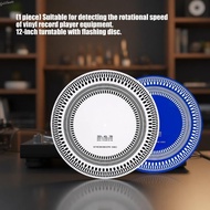 GB Thick Plastic Double Side Strobe Disc For 33 45 78RPM Accurate Vinyls Record Player Speed Measure