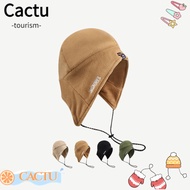 CACTUS Ear Protection Caps, Casual Fleece Fur Caps, Versatile Adjustable Pullover Windproof Bomber H