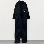 Dickies 連身工裝褲/連身褲，黑色，XL 碼，古著。