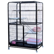 [BIG PET CAGE]Luxury 4 level cat cage / 4 tier cat cage / Rabbit cage/ Pets cage Gift Chinchilla /Cat hammock / cat cage / hanging hammock / hanging platform / cat condo / cat rest bed / Cat Tree / Cat House Cat villa Pet Cage  Cat Kennels Pet Playpen