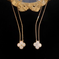 Van Cleef & Arpels Van Cleef & Arpels Classic Single Flower Four-leaf Clover Diamond Necklace