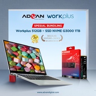 ADVAN Laptop Workplus AMD RYZEN 5 6600H 14 FHD IPS 16GB 512GB Win 11