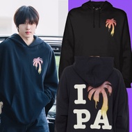 jaket hoodie sweater nct jisung nct dream palm tree