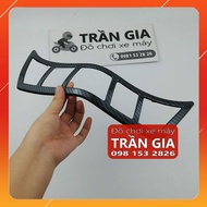 Ốp viền đèn pha xe SH 350i Sh350i sh350 350 năm 2022 2023 2024 viền đèn trước xi inox cacbon carbon 