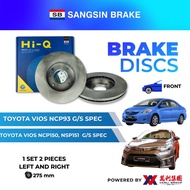 SANGSIN Brake Disc Rotor Front For Toyota Vios NCP93 NCP150 NSP151 G/S Spec – SD-4617