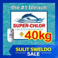 40kg CHLORINE GRANULES For Whitening Sanitizer Disinfectant Bleach Swimming Pool Water Tank Hair Deep Well Antiseptic Zonrox Clorox Soap Skin Tablet Clothes Cleaning Clorine Calcium Hypochlorite Hypoclorite Hypochloride Liquid Drum Bag 1kg 40kg