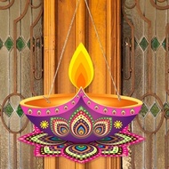 Happy Diwali Festival Decor Wall Decoration Items 2025 Deepavali Decoration item  Door Hanging Penda