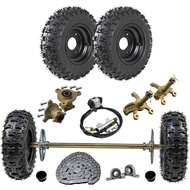 29"; Go Kart Trike Rear Axle Kit   6"; Wheels   Sprocket Hub Steering Spindle ATV