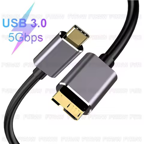 Type C to Micro B Cable USB-C to Micro B Hard Disk Extender Cable For Macbook Hard Drive Disk HDD SS