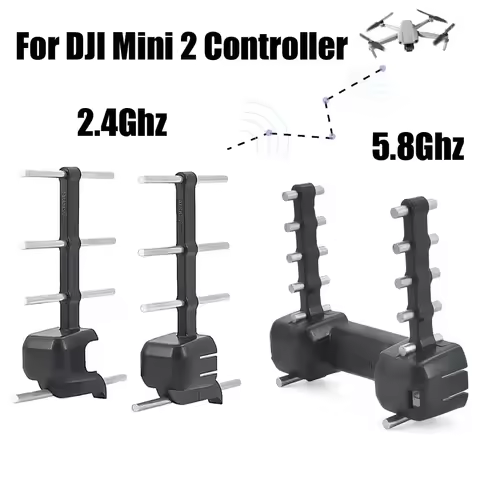 Drone Yagi-Uda Antenna Signal Booster Range Extender Amplifier 2.4G 5.8G For DJI Mini 2/Mavic Air 2/