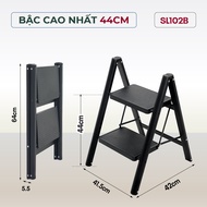 Thang xếp gấp gọn 2 - 4 bậc thép carbon FUJIHOME Nhập Khẩu step ladder thang xếp gọn đa năng thắp nh