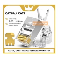 CAT6A / CAT7 8P8C RJ45 ETHERNET NETWORK CONNECTOR/LAN MODULE