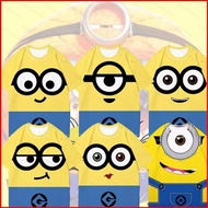 GC1 Despicable Me 4 Minions Cosplay cloth 3D summer T-shirt for kids Anime Short Sleeve Top CG1