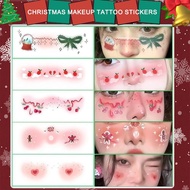 2025 New Style Christmas Makeup Face Patch For Girls Boy Cute Blush Face Tattoo Stickers C2u0