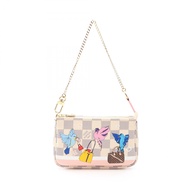 [二手] 路易威登LOUIS VUITTON手提包 迷你手袋配件 Damier Azur N64451 PVC 塗層帆布皮革 迷你手袋配件
