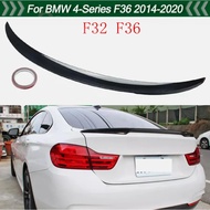 For BMW F32 F36 MP Style Spoiler ABS BLACK Material 4 Series F32 F36 M4 Style Spoiler carbon wings P