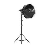GVM P80S-2 Photography Studio Lighting Kit with 80W 5600K CRI 97+ Stepless Dimmable Fresnel LED Vide