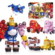 Perfect 5pcs/set High Quality ABS Fun Larva Transformation Toys Action Figures Deformation Car Mode 