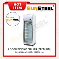 【SUNSTEEL】SUNMAC Commercial 1 Door Display Chiller / Peti Sejuk 1 Pintu (Premium)