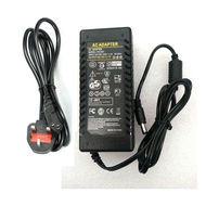 12V 7A AC DC Adapter Charger DC 5.5*2.1 or 5.5*2.5mm 12V7A 84W LCD monitor LED Strips Light Switch P