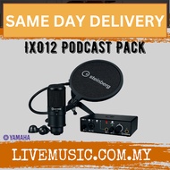 Yamaha Steinberg IXO12 2x2 USB Audio Interface Podcast Pack - Black ( IX O12 / IX-O12 )