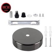 HCH Lampu Single Base Light Tapak Lampu Ceiling Light Sparepart (ND-A-SB-100-BK)