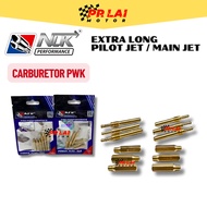 NLK Carburetor PWK Extra Long Main Jet / Pilot Jet lebih panjang Racing Performance carb pwk