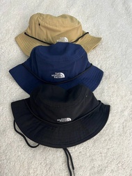 the north face 刺繡logo帆布 漁夫帽