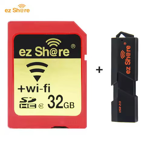 Original EZ share Memory SD Wifi Card 32GB 16GB wireless Share Card Class 10 64G 128G for canon/niko